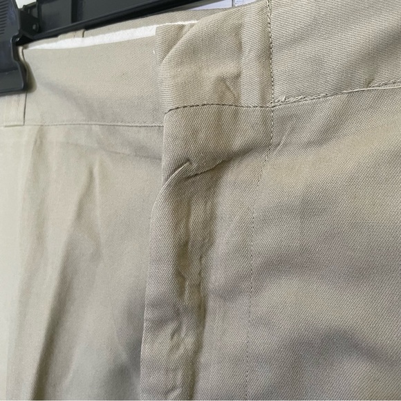 Vintage 1960s Military SH-1505 Type 1 Class 2 Twill Tan Trousers // 34x31 - Picture 2 of 6